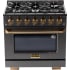 Kucht Professional Gemstone™ KED364 - 36 Inch Freestanding Dual Fuel Range