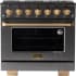 Kucht Professional Gemstone™ KED364 - 36 Inch Freestanding Dual Fuel Range