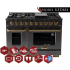 Kucht Professional Gemstone™ KED484 - 48 Inch Freestanding Dual Fuel Range