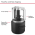KitchenAid Go™ KFCR500BM - KitchenAid Go® Cordless Food Chopper - Battery Sold Separately