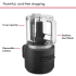 KitchenAid Go™ KFCR531BM - KitchenAid Go® Cordless Food Chopper - Battery Included