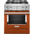 KitchenAid Commercial-Style KFDC500JSC - Commercial-Style 30 Inch Freestanding Dual Fuel Smart Range