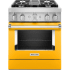 KitchenAid Commercial-Style KFDC500JYP - Commercial-Style 30 Inch Freestanding Dual Fuel Smart Range