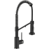 Kraus Bolden Series KFF1610MBSFSB - 2-in-1 Commercial Style Pull Down Kitchen Faucet with Integrated Water Filter Tap for Reverse Osmosis or Water Filtration System in Matte Black / Spot-Free Black Stainless Steel