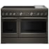 KitchenAid KFID948SBE - 48-Inch 6-Element Induction Freestanding Commercial-Style Range with Griddle