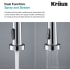 Kraus KFS1SS - Dual Spray Feature