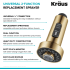 Kraus KFS1SFBB - Universal 2-Function Replacement Sprayer for Pull Down Kitchen Faucet in Spot-Free Brushed Brass