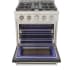 Kucht Professional KFXX Series KFX3000XLPG - KFXX Series 30 Inch Freestanding Professional Gas Range in Opened View