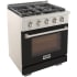 Kucht Professional KFX Series KFX300BK - 30 Inch Freestanding Gas Range