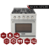 Kucht Professional KFX Series KFX300LPS - 30 Inch Freestanding Gas Range