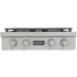 Kucht Professional KFX309TB - 30 Inch Gas Rangetop in Classic Silver Knobs View