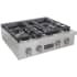 Kucht Professional KFX309TLPS - 30 Inch Gas Rangetop in Angled View