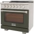 Kucht Professional KFXX Series KFX3600XG - 36 Inch Freestanding Professional Gas Range in Angle View