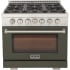 Kucht Professional KFXX Series KFX3600XLPG - 36 Inch Freestanding Professional Gas Range in Front View