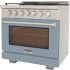 Kucht Professional KFXX Series KFX3600XLPLB - 36 Inch Freestanding Professional Gas Range in Angle View