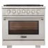 Kucht Professional KFXX Series KFX3600XLPS - KFXX Series 36 Inch Freestanding Professional Gas Range in Front View