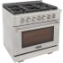 Kucht Professional KFXX Series KFX3600XS - KFXX Series 36 Inch Freestanding Professional Gas Range in Angle View