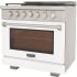 Kucht Professional KFXX Series KFX3600XW - 36 Inch Freestanding Professional Gas Range in Angle View