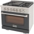 Kucht Professional KFX Series KFX360GY - 36 Inch Freestanding Gas Range in Angle View