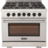 Kucht Professional KFX Series KFX360K - 36 Inch Freestanding Gas Range in Front View