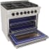 Kucht Professional KFX Series KFX360K - 36 Inch Freestanding Gas Range in Opened View