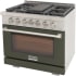 Kucht Professional KFX Series KFX360LPG - 36 Inch Freestanding Gas Range in Angle View