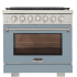 Kucht Professional KFX Series KFX360LPLB - 36 Inch Freestanding Gas Range in Front View
