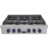 Kucht Professional KFX369TB - 36 Inch Gas Rangetop in Front View