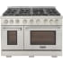 Kucht Professional KFX Series KFX480LPS - 48 Inch Freestanding Gas Range in Front View