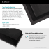 Kraus Kitchen Sink Series KGD412B - Sound Absorbing Feature