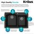 Kraus Forteza Series KGD50GREY - High Quality Granite