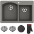 Kraus Forteza Series KGD50GREY - Grey Main View