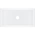 Rohl Shaker MSUM3318WH - Shaker 18 Inch Undermount Single Bowl Fireclay Kitchen Sink with 73.7 Gallons Total Capacity