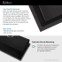 Kraus Kitchen Sink Series KGU413B - Sound Absorbing Feature