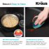Kraus Forteza Series KGU55GREY - Easy Clean Feature