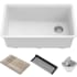 Kraus Bellucci™ KGUW130WH - 30 Inch Single Bowl Granite Undermount Kitchen Sink