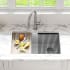 Kraus Bellucci™ KGUW130WH - 30 Inch Single Bowl Granite Undermount Kitchen Sink Lifestyle View