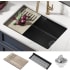 Kraus Bellucci™ KGUW230MBL - 30 Inch Single Bowl Granite Undermount Kitchen Sink Lifestyle View