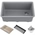 Kraus Bellucci™ KGUW230MGR - 30 Inch Single Bowl Granite Undermount Kitchen Sink