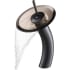 Kraus Vessel Mixer Series KGW1700ORBBRCL - Waterfall Bathroom Faucet with Clear Brown Glass Disk in Oil Rubbed Bronze