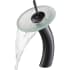 Kraus Vessel Mixer Series KGW1700ORBFR - Waterfall Bathroom Faucet with Frosted Glass Disk in Oil Rubbed Bronze