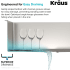 Kraus Standart PRO Series KHF20033 - Single Bowl Stainless Steel Farmhouse Kitchen Sink Superior Drainage