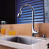 Kraus Kitchen Combo Series KHU10123KPF1621KSD30CH - Side View and Close-up of Faucet