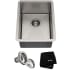 Kraus Standart PRO Series KHU10114 - 14" Undermount Single Bowl 16 Gauge Stainless Steel Bar Kitchen Sink with Accessories