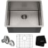 Kraus Standart PRO Series KHU10121 - 21" Undermount Single Bowl 16 Gauge Stainless Steel Kitchen Sink with Accessories