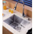 Kraus Kitchen Combo Series KHU10123KPF1621KSD30CH - 23" Stainlesss Steel Sink