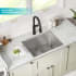Kraus Standart PRO Series KHU10124L - 24" Undermount 16 Gauge Stainless Steel Single Bowl Laundry Utility Sink
