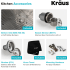 Kraus Standart PRO Series KHU10433 - Kitchen Accessories Included