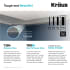 Kraus Pax Series KHU24L - Undermount Single Bowl Laundry and Utility Sink Feature