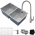 Kraus Pax Series KHU322273041SS - Stainless Steel Set View